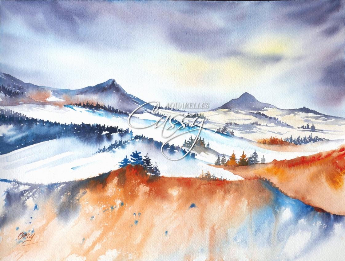 Les Puits - Auvergne 2024a- 31 cm X 41 cm